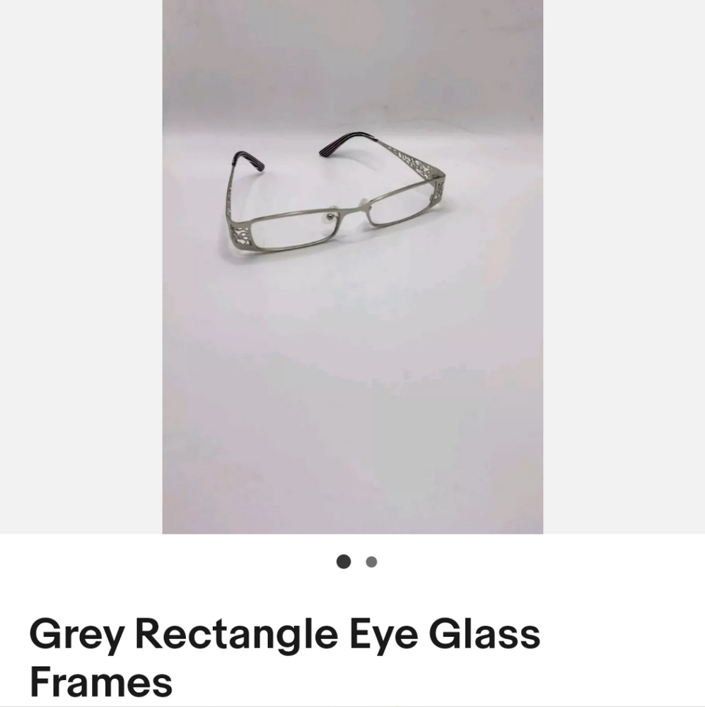 Silver sexy eye glasses